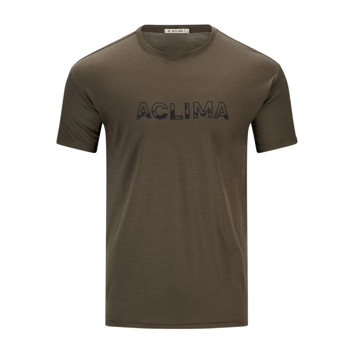 Aclima LightWool 140 Logo T-shirt, herre (Tarmac)