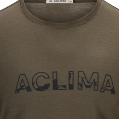 Aclima LightWool 140 Logo T-shirt, herre (Tarmac)