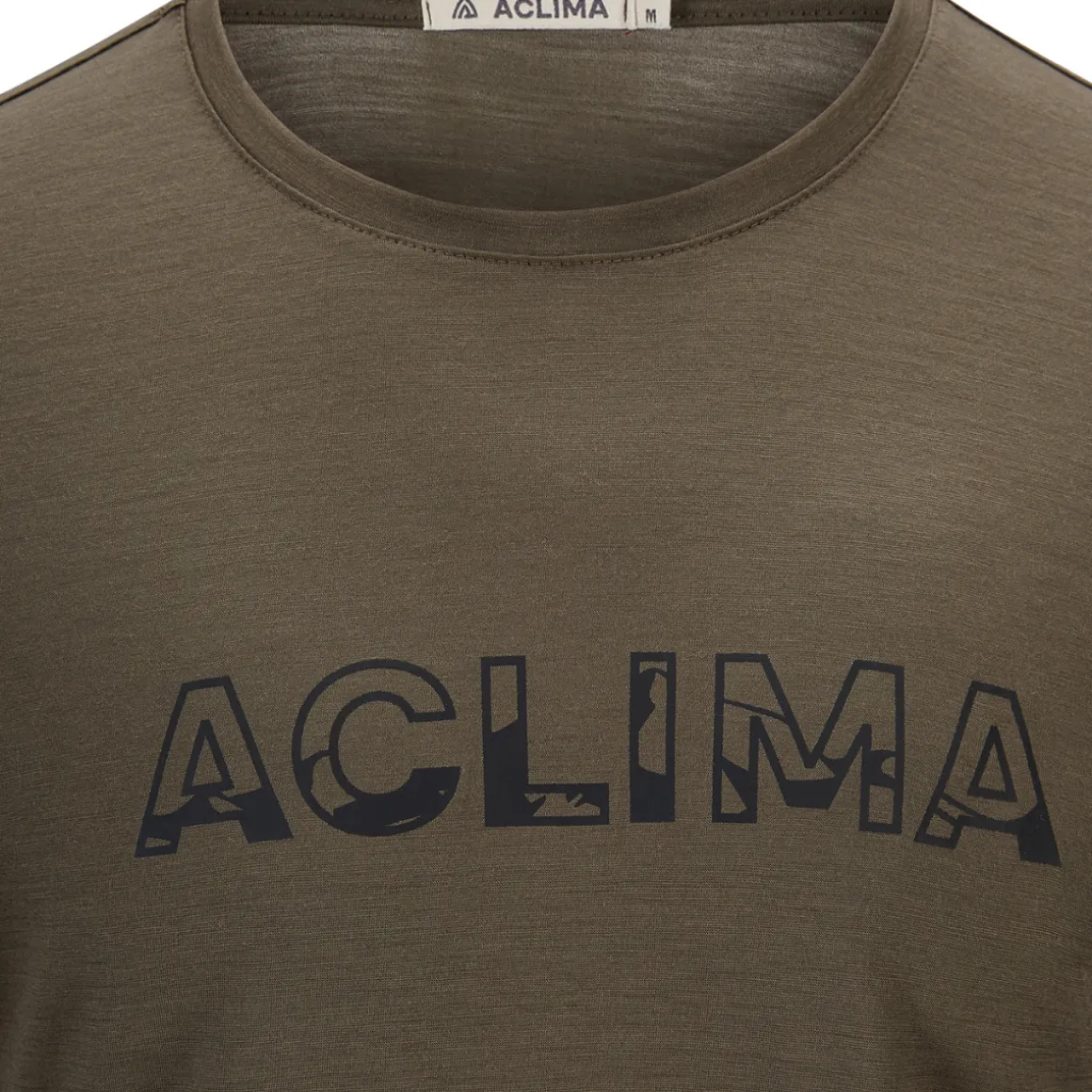 Aclima LightWool 140 Logo T-shirt, herre (Tarmac)