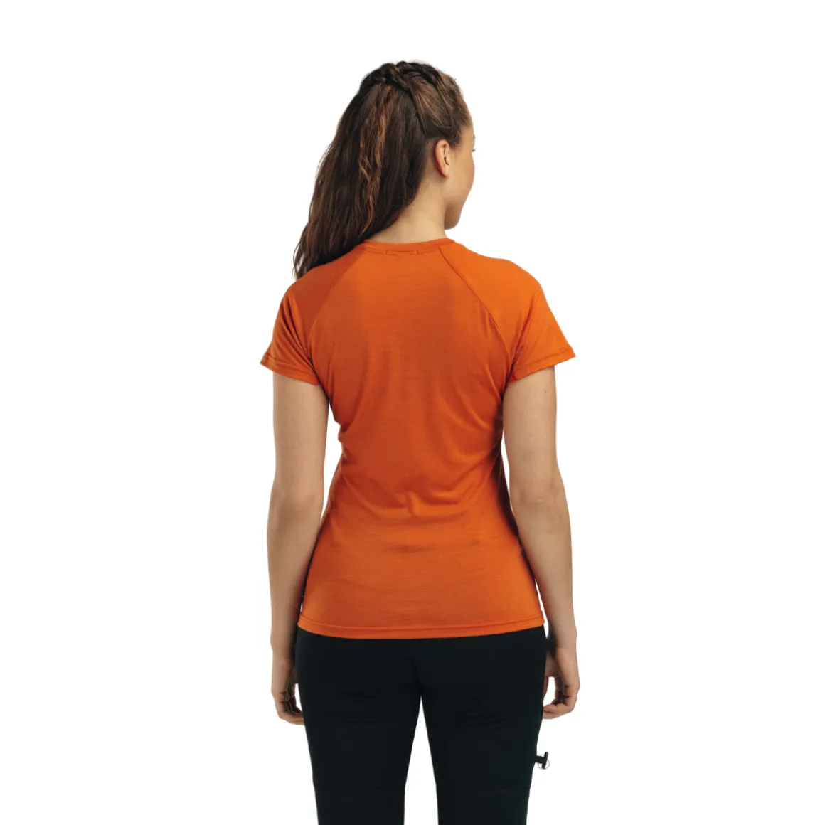 Aclima LightWool 140 Trail Tee, dame (ApricotOrange)