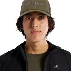 Arc'teryx Bird Word Trucker Curved Hat (Tatsu Forage)