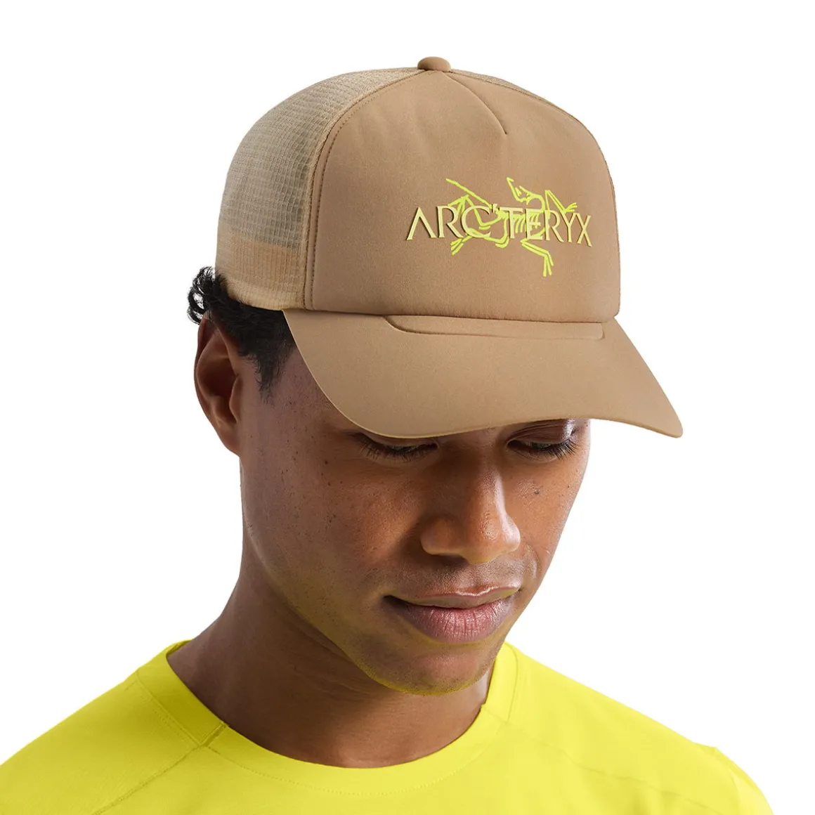 Arc'teryx Bird Word Trucker Curved Hat (Canvas Euphoria)