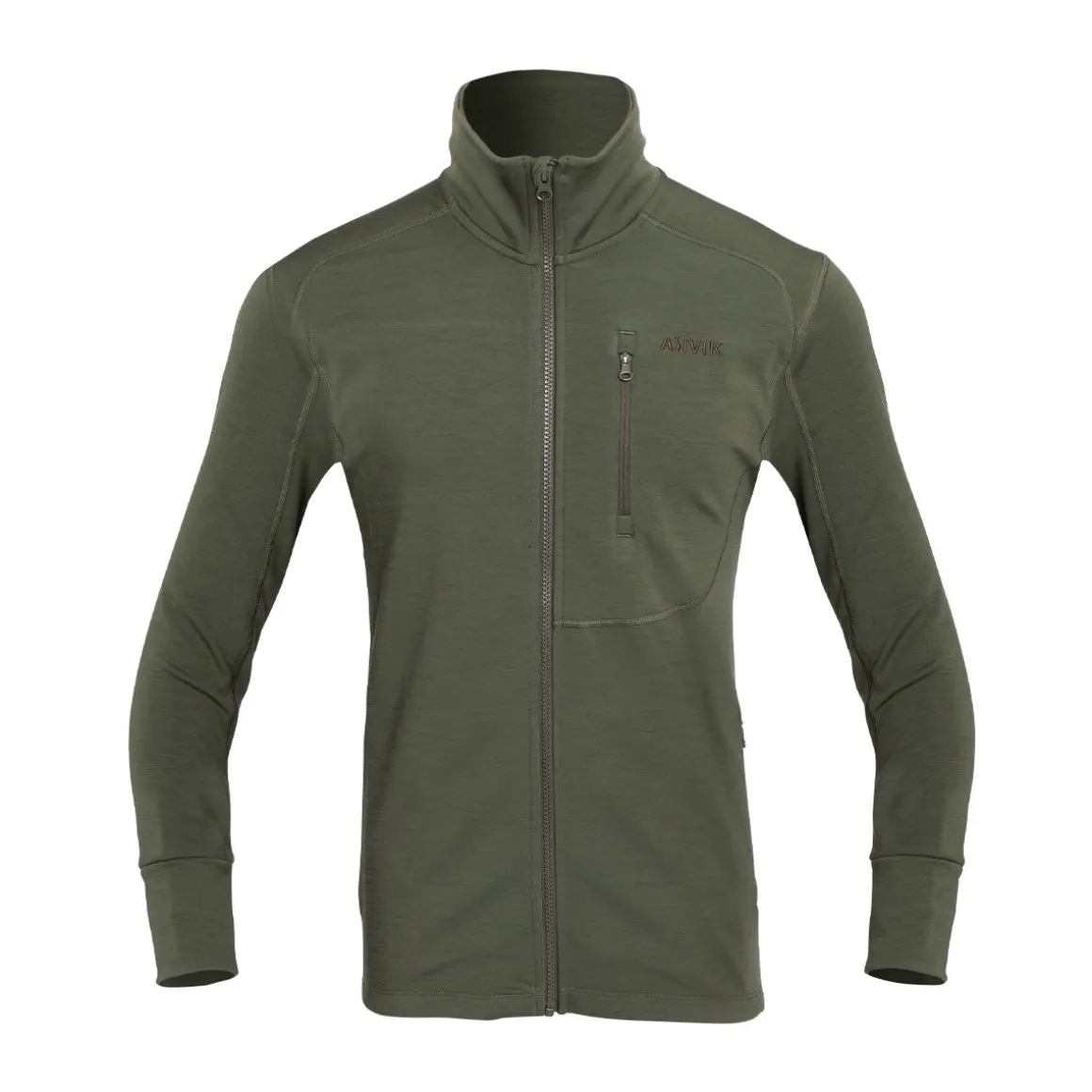 Asivik Adventure Mid Wool fleece, herre (Khaki)