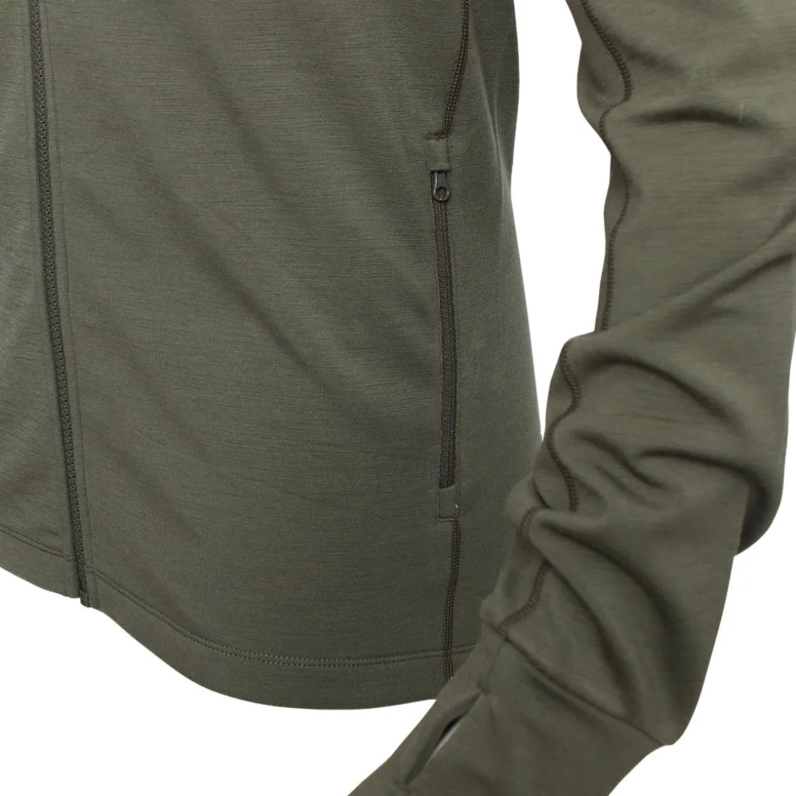 Asivik Adventure Mid Wool fleece, herre (Khaki)