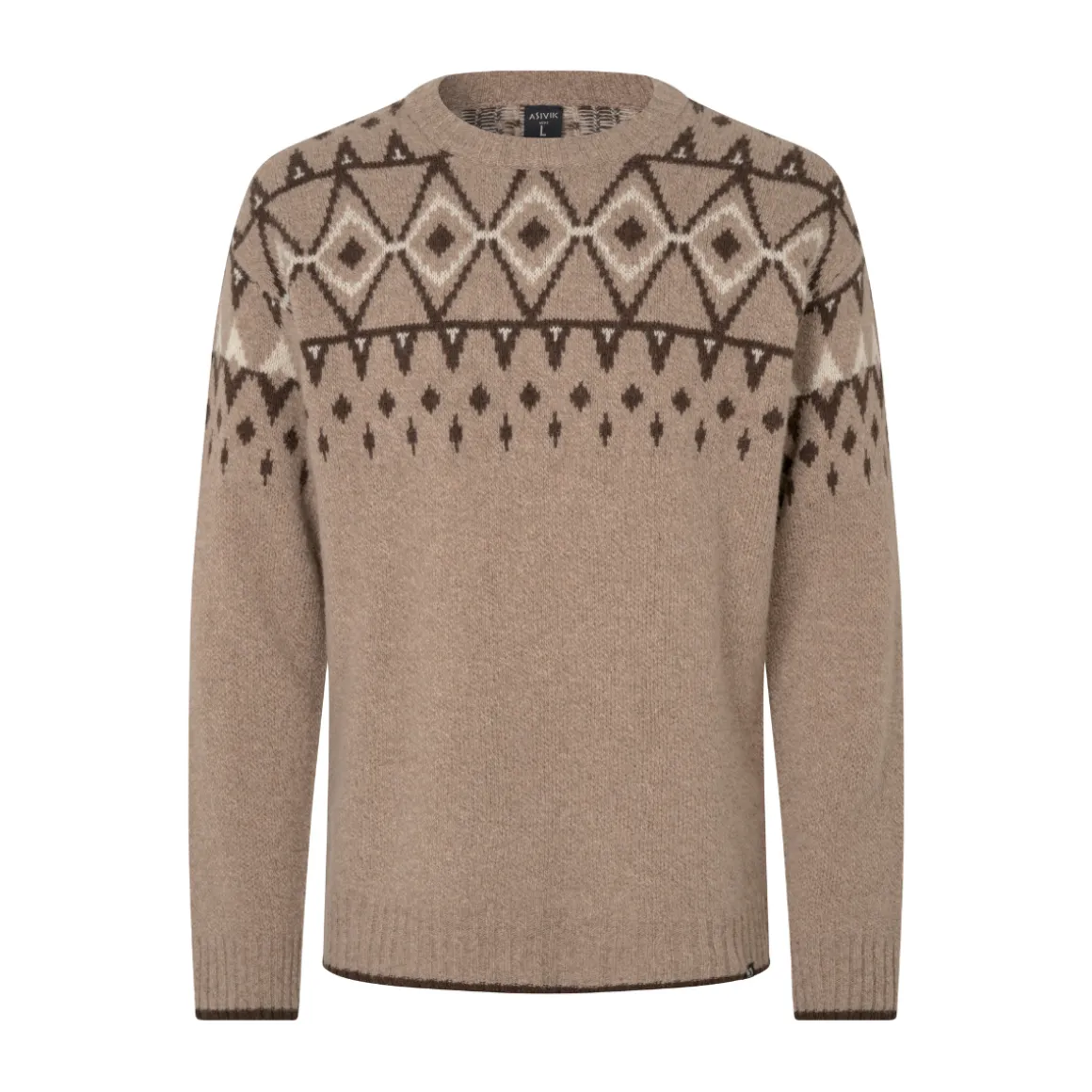 Asivik Gamborg Sweater, herre (Tan)