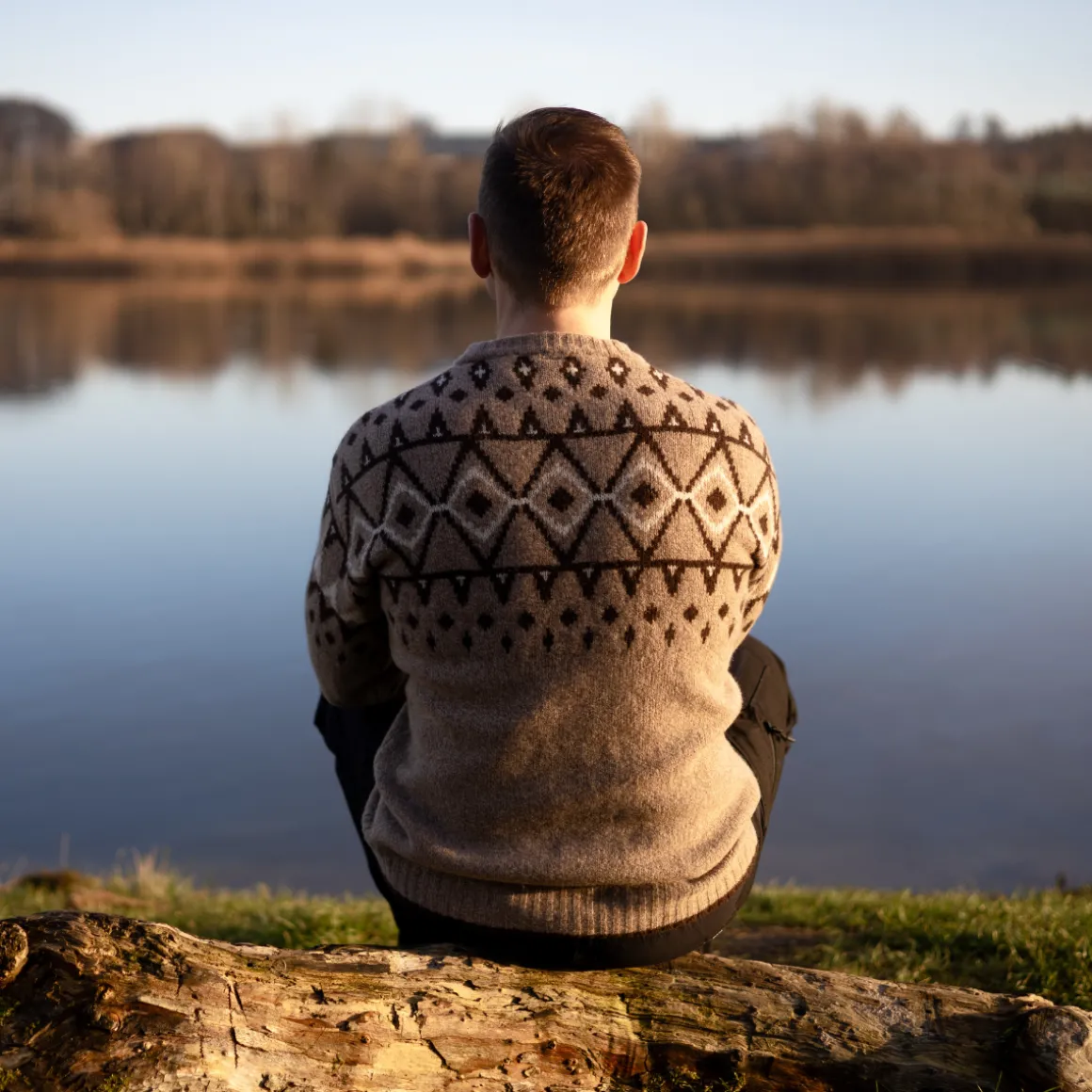 Asivik Gamborg Sweater, herre (Tan)