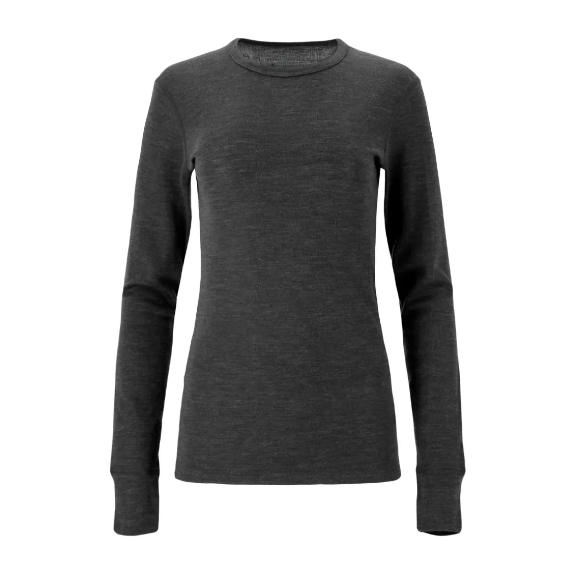 Asivik Hike Wool Blend Uldundertrøje, dame (Black)