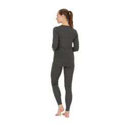 Asivik Hike Wool Blend Uldunderbukser, dame (Black)