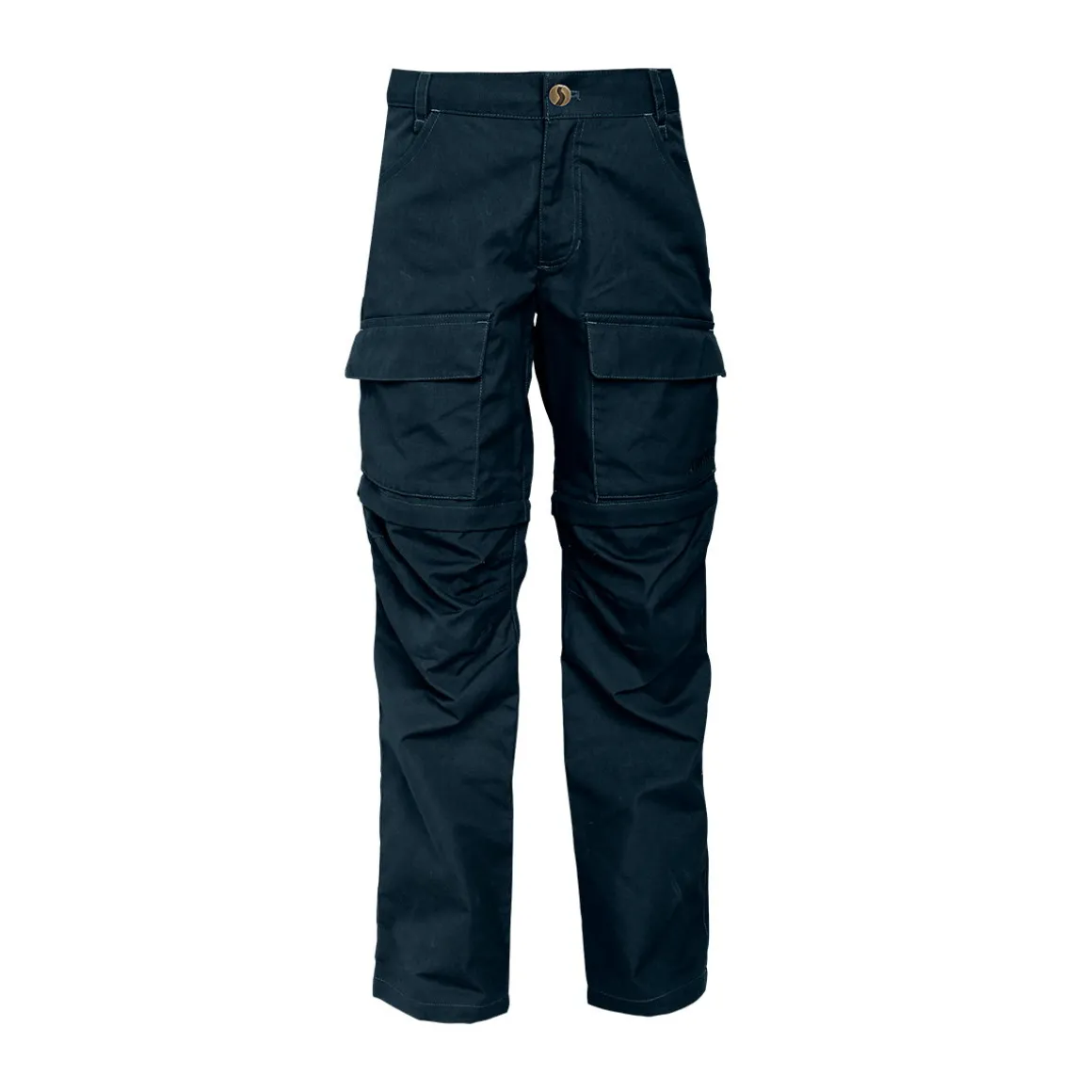 Asivik Hike Zip-Off bukser, junior (Dark Blue)