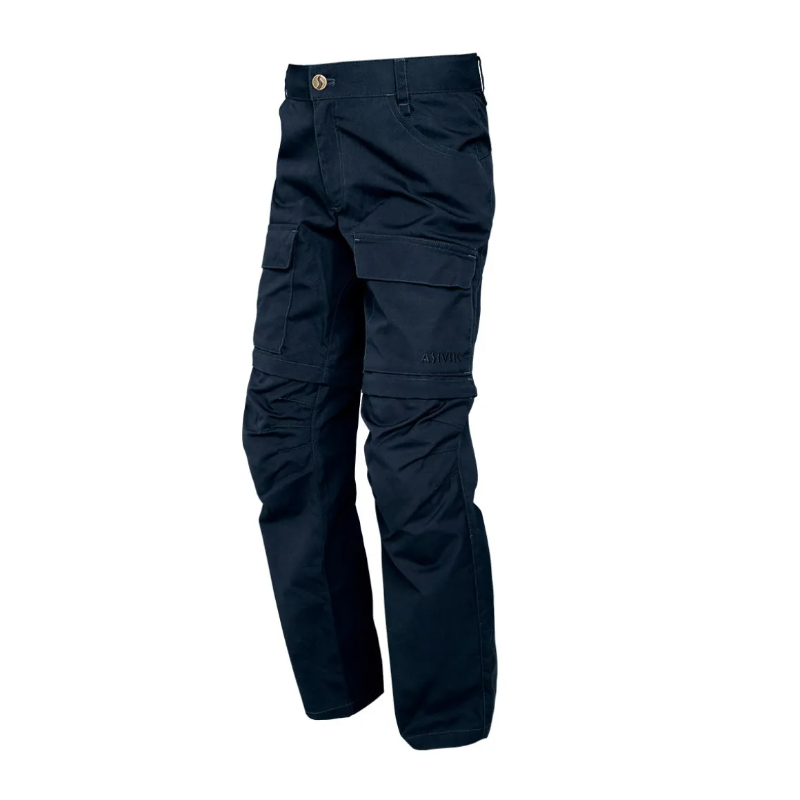Asivik Hike Zip-Off bukser, junior (Dark Blue)