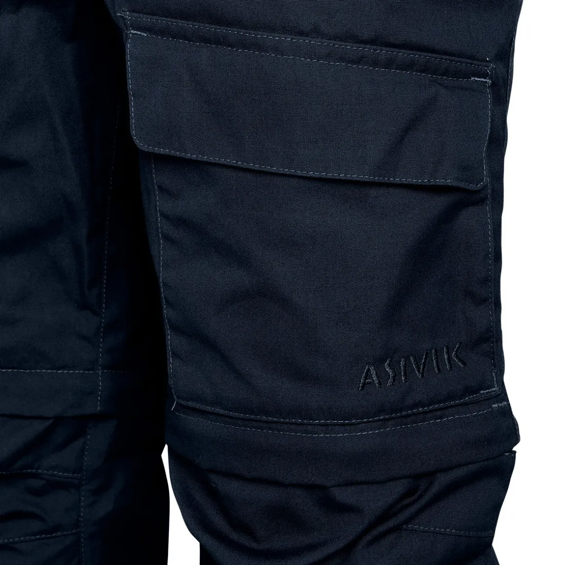 Asivik Hike Zip-Off bukser, junior (Dark Blue)