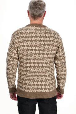 Asivik Hjelm Sweater, Herre (Camel Sand)