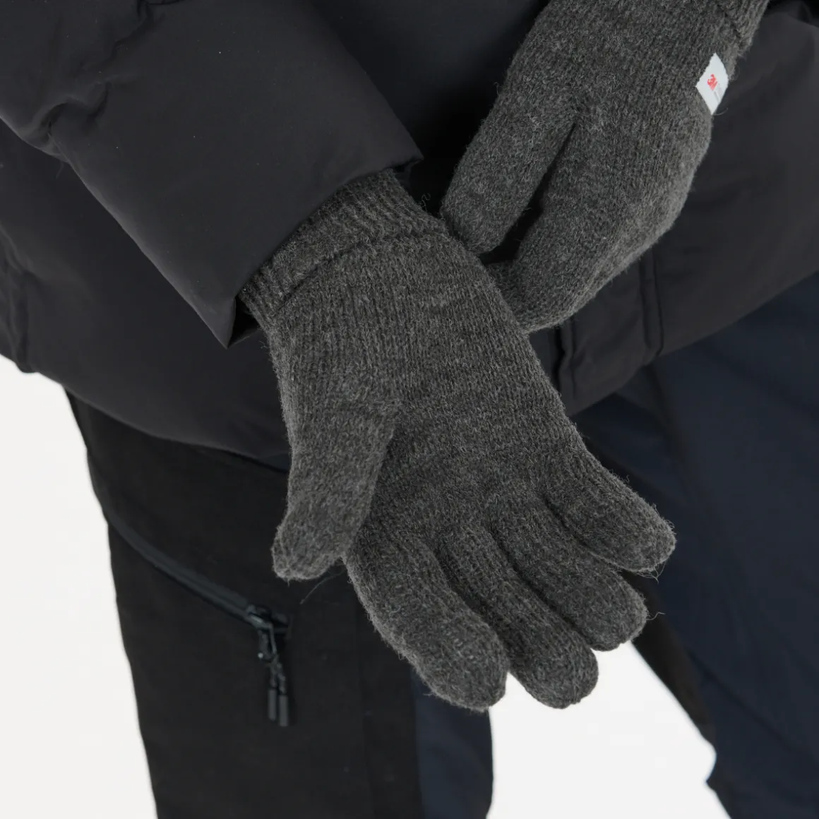 Asivik Knitted Thinsulate strikhandsker (Black)
