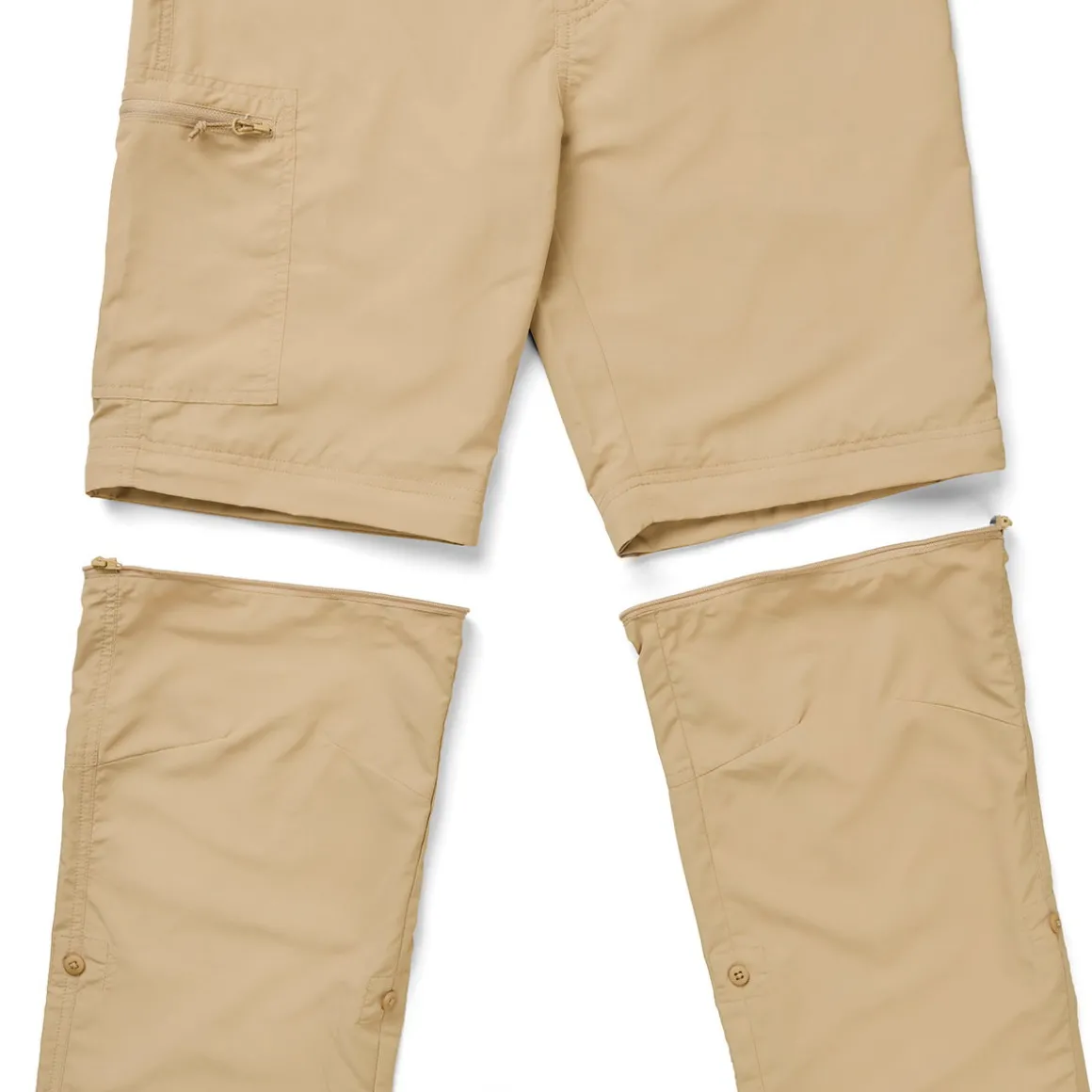 Asivik Travel Zip-Off bukser, dame (Sand)