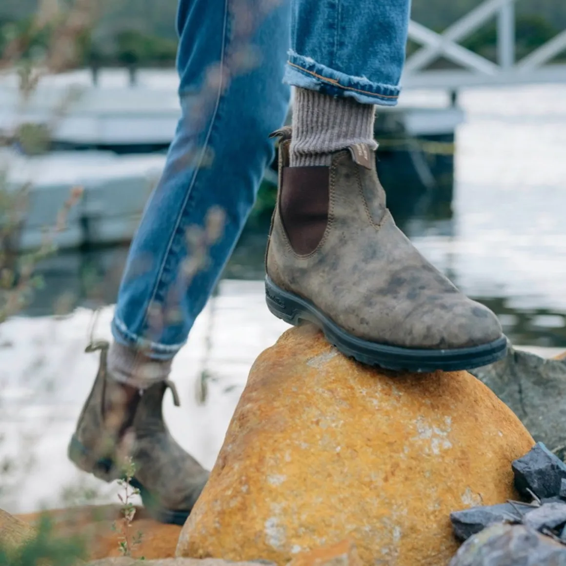Blundstone 585 Classics Chelsea Boot (Rustic Brown)