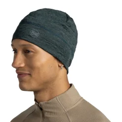 Buff Merino LW Beanie (Multistripes Forest)