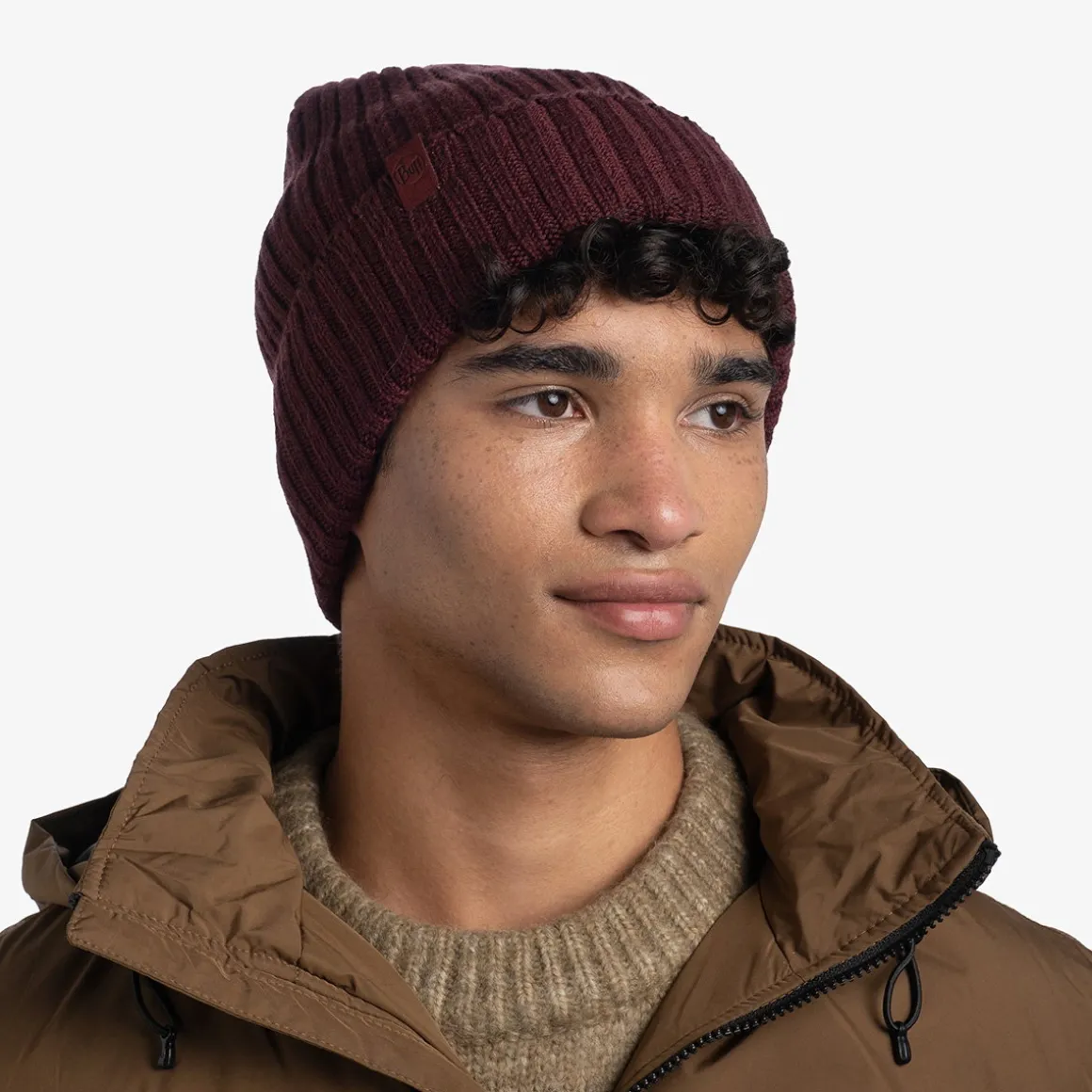 Buff Norval Knitted Beanie