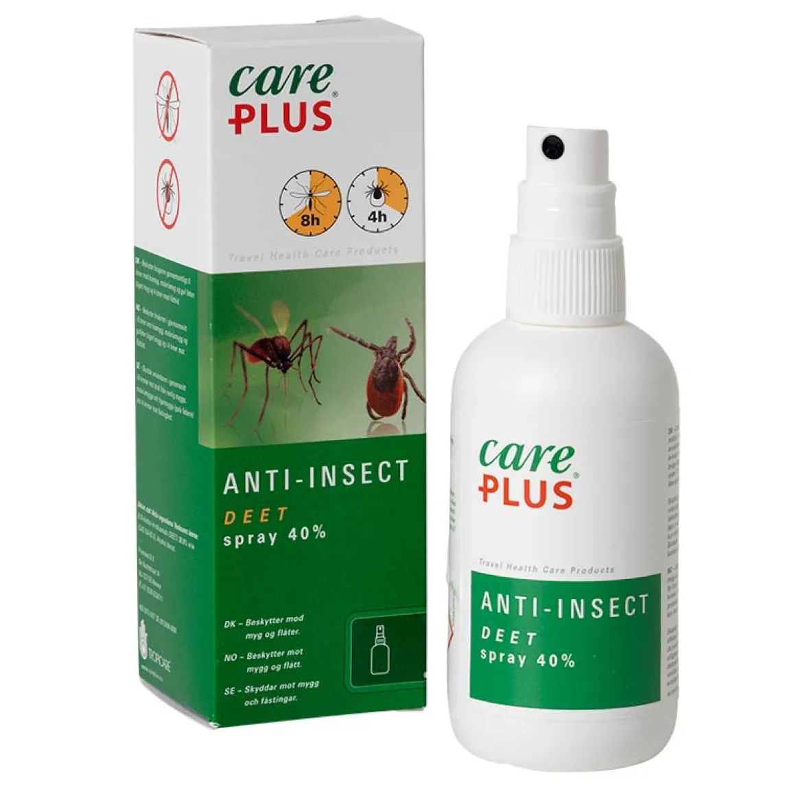 Care Plus Anti-Insect DEET 40%, myggespray 100 ml