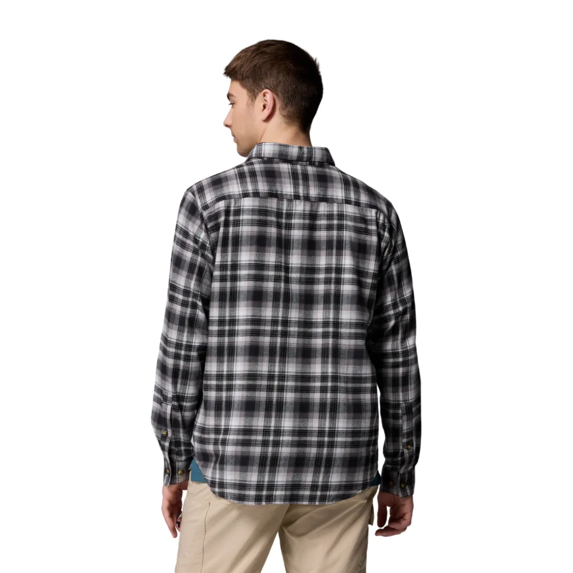 Columbia Cornell Woods Flannel LS, herre (BlackTartan)