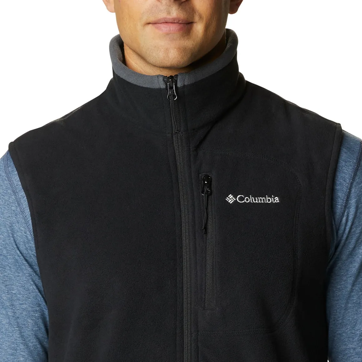 Columbia Fast Trek Fleece vest, herre (Black)