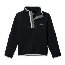 Columbia Helvetia II Half Snap Fleece, Junior (Black)