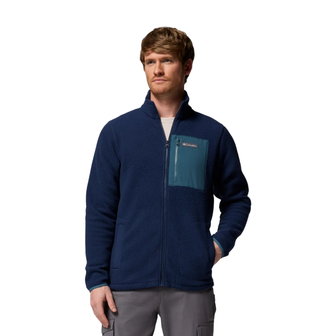 Columbia Jasper Ridge Fleece, herre (Navy)