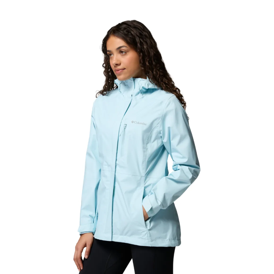 Columbia Pouring Adventure regnjakke, dame (Marine Light)
