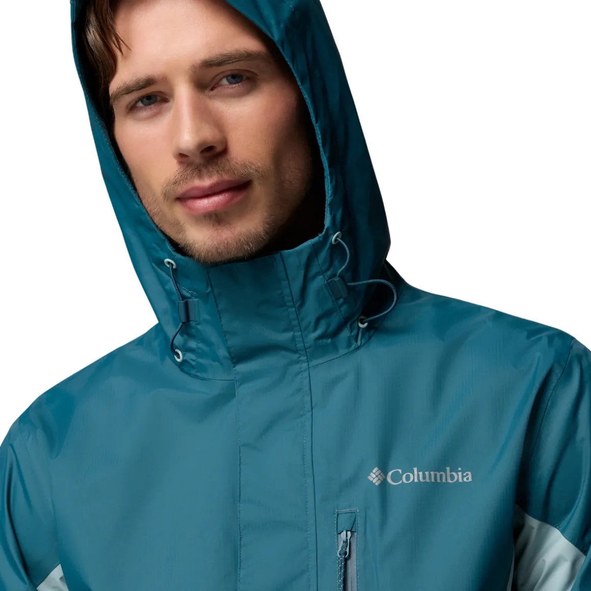 Columbia Pouring Adventure regnjakke, herre (Everblue)
