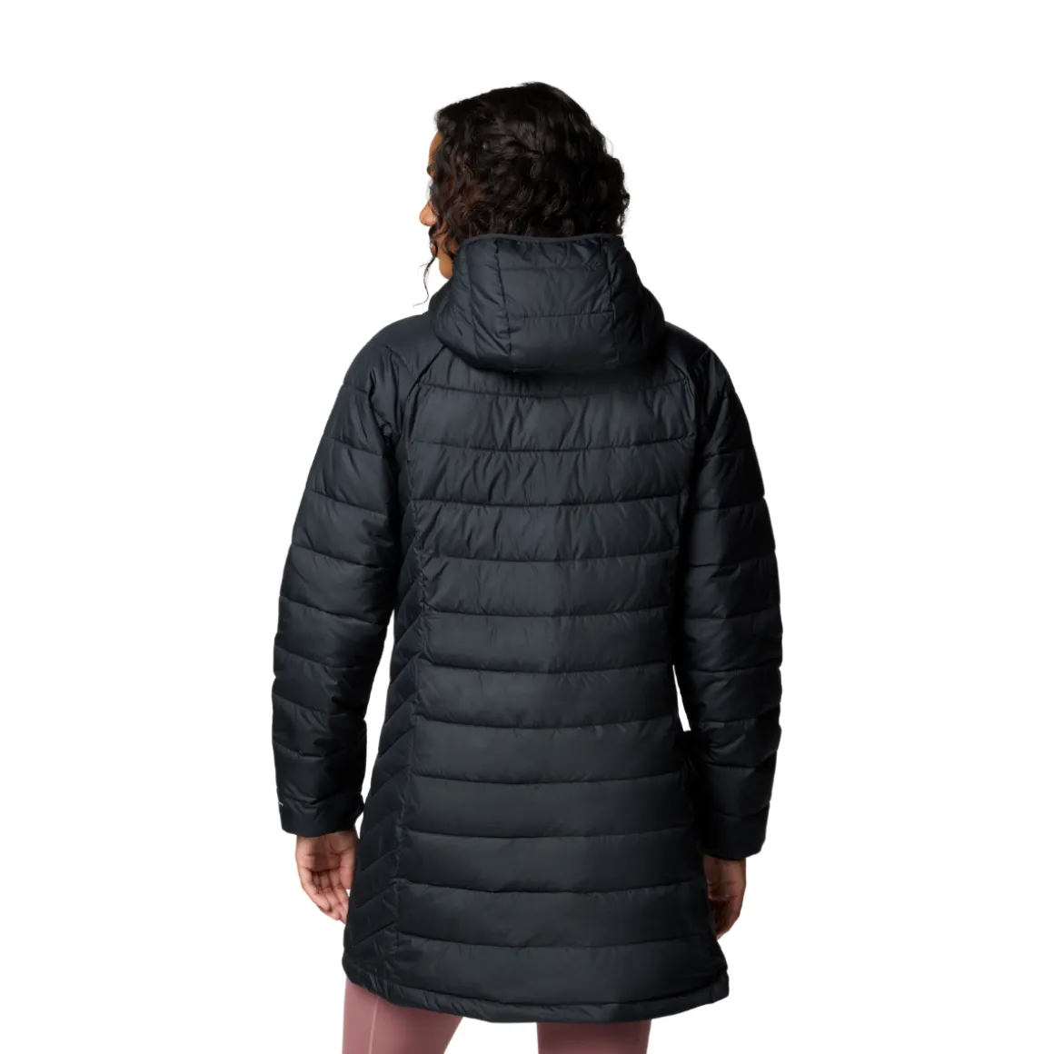 Columbia Powder Lite II Mid Vinterjakke, dame (Black)