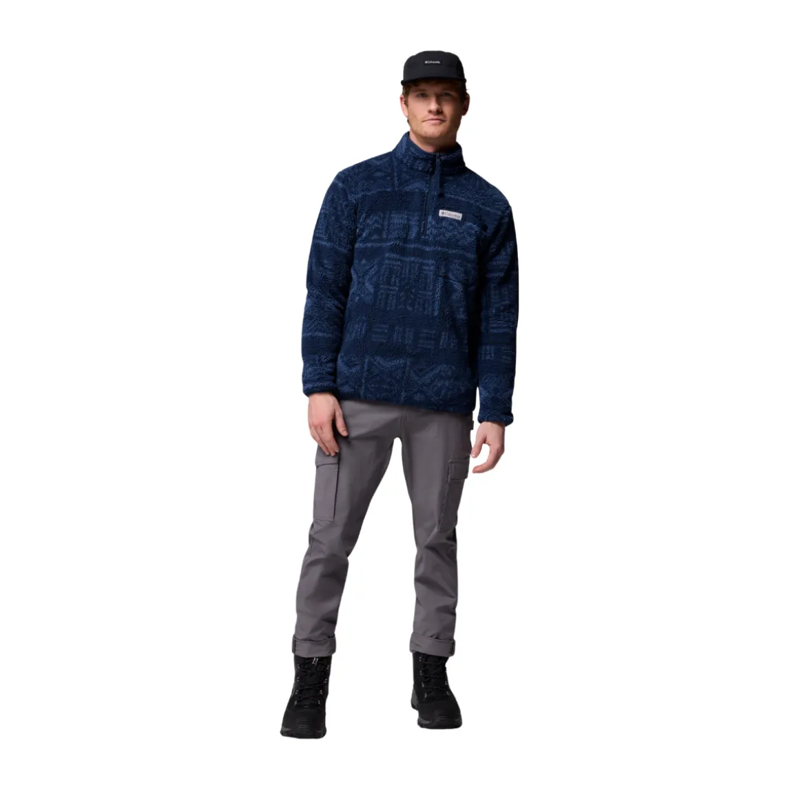 Columbia Rugged Ridge High Pile HZ Fleece, herre (Blue)