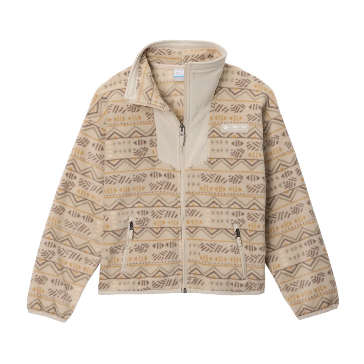 Columbia Sequioia Grove FZ Fleece, junior (Stone Green)