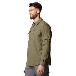 Columbia Skien Valley LS Skjorte, herre (Stone Green)