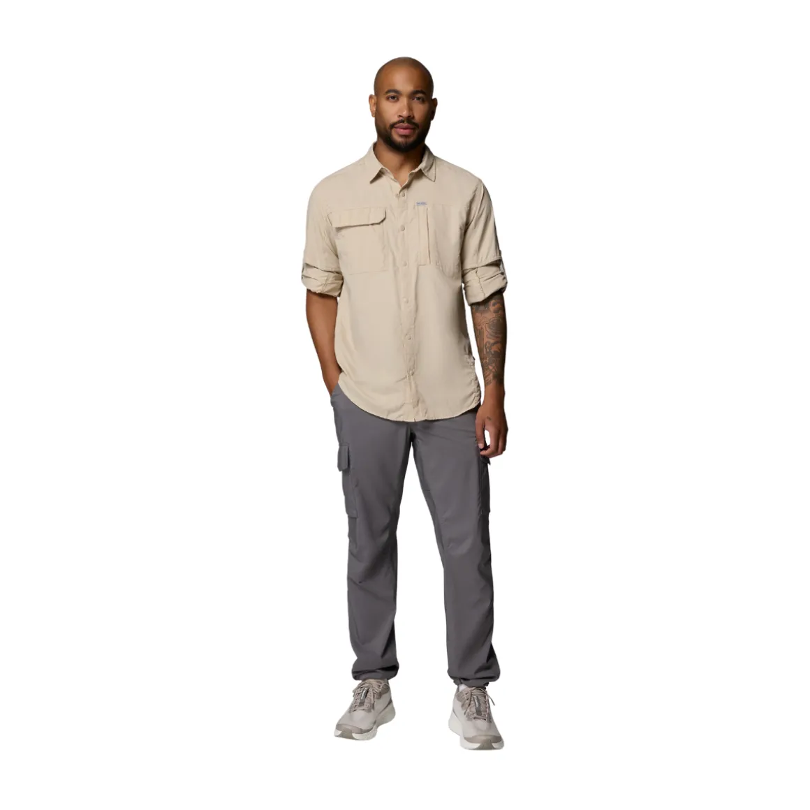 Columbia Skien Valley LS Skjorte, herre (Accient Fossil)