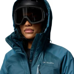 Columbia Snowy Summit Insulated skijakke, dame (Everblue Dobby)