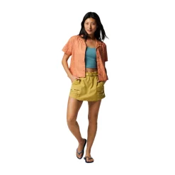 Cotopaxi Afuera Button Up Shirt, dame (Shimmer Cantaloupe)