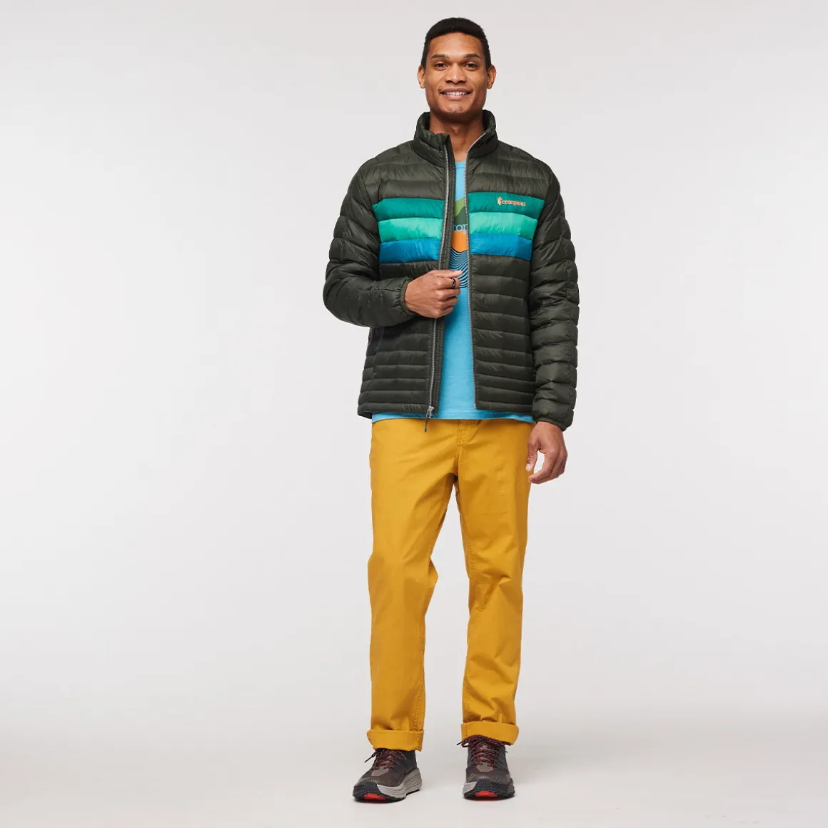 Cotopaxi Fuego Down dunjakke, herre (Woods Stripes)