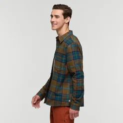 Cotopaxi Quedo Flannel skjorte, herre (Live Oak Plaid)