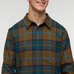 Cotopaxi Quedo Flannel skjorte, herre (Live Oak Plaid)