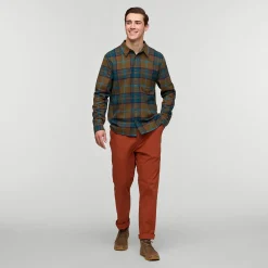 Cotopaxi Quedo Flannel skjorte, herre (Live Oak Plaid)