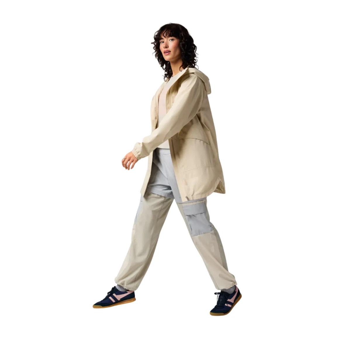 Cotopaxi Rayu Rain Parka, dame (Cream)