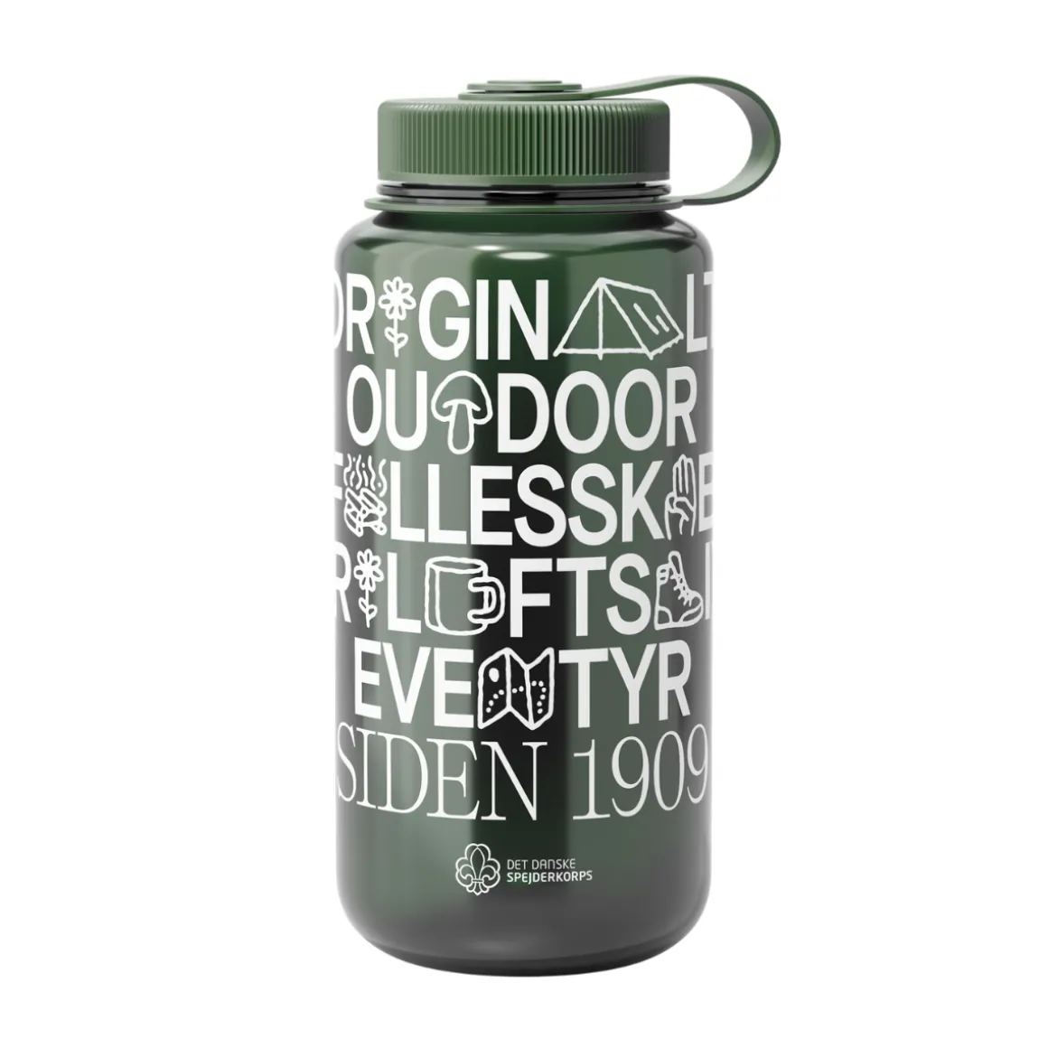 DDS x Nalgene Wide Mouth Sustain drikkedunk 1,0L (Jade)