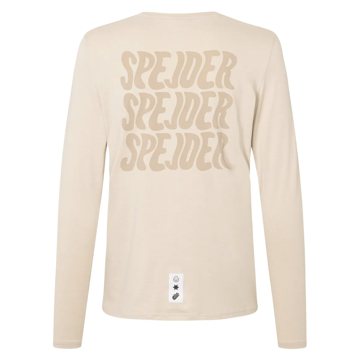 DDS x Saysky Pace Long Sleeve løbetrøje (Beige Melange)