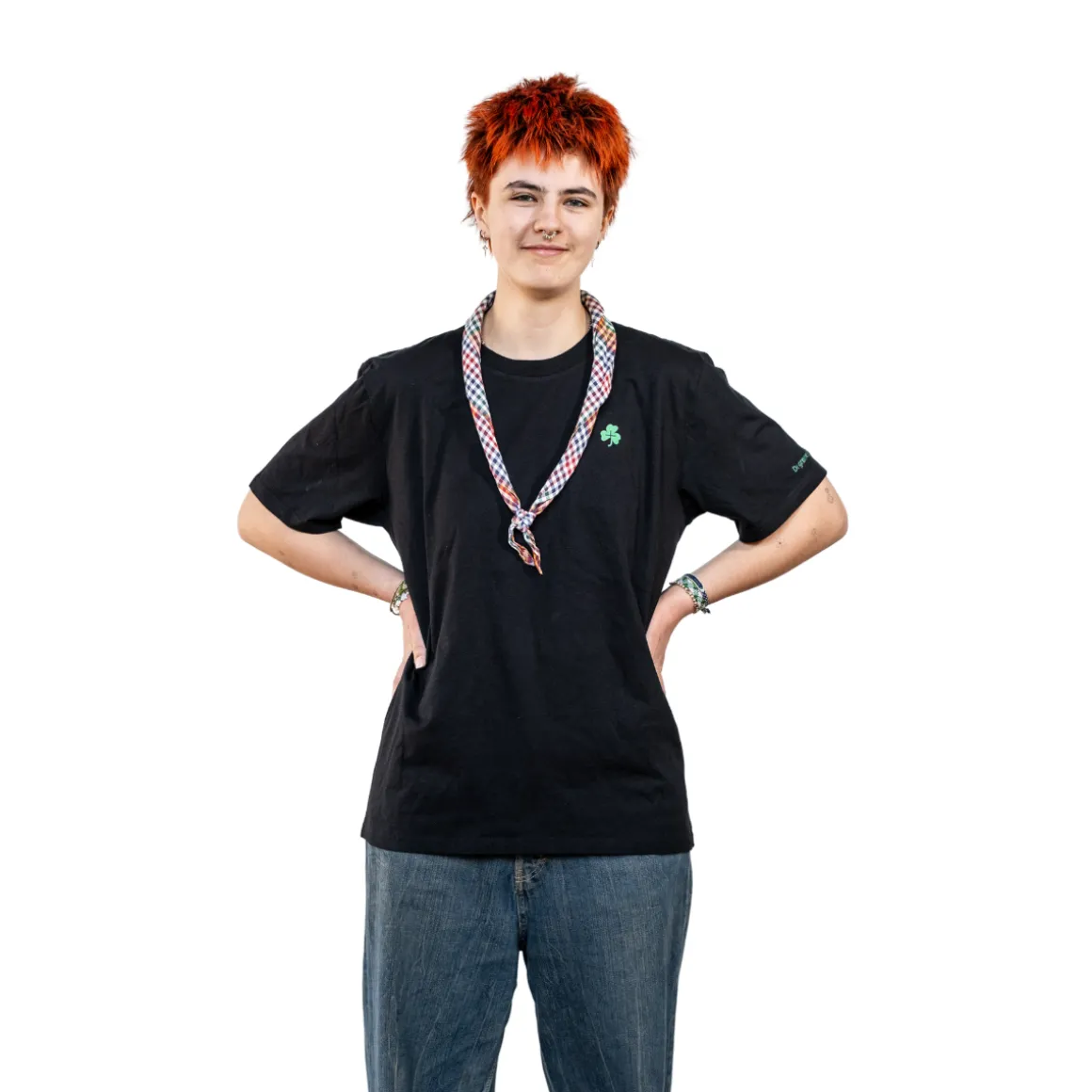 De grønne pigespejdere T-shirt Kløver