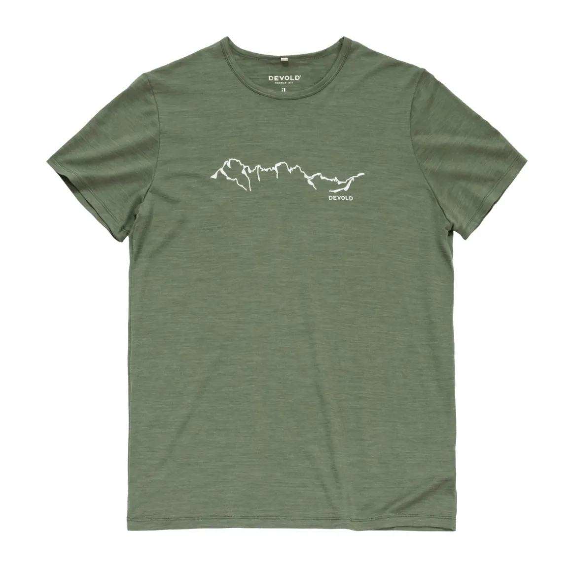 Devold Active Skyline 130 Merino Tee, herre (Forest)