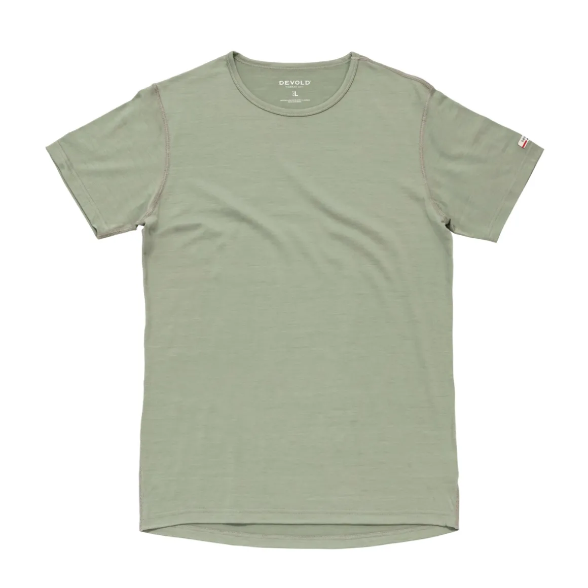 Devold Breeze Plus Merino 200 Tee, herre (Fog)