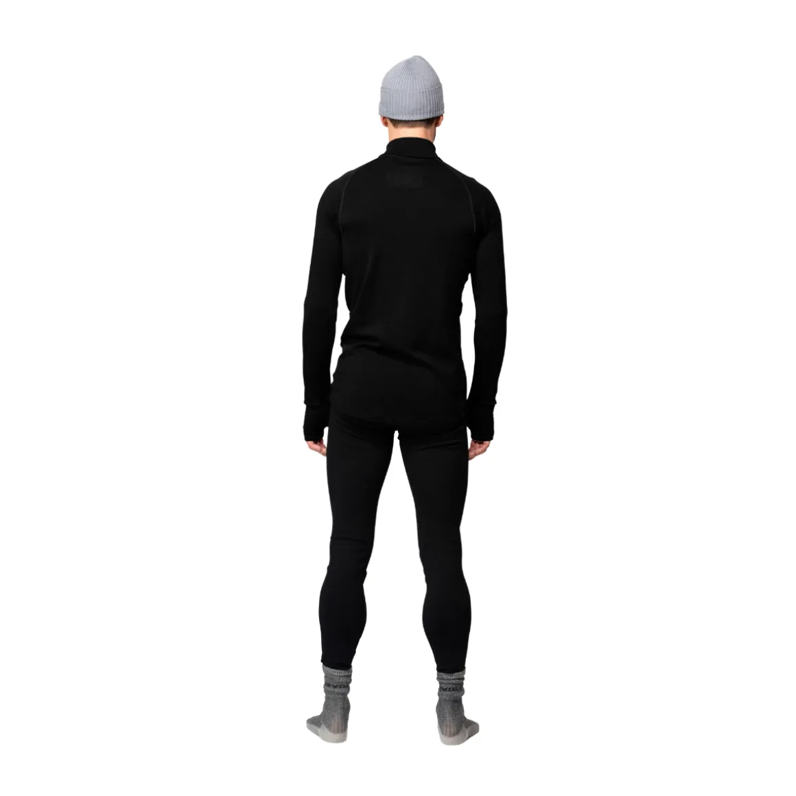 Devold Expedition Merino 235 Zip Neck trøje, herre (Black)