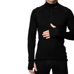 Devold Expedition Merino 235 Zip Neck trøje, herre (Black)