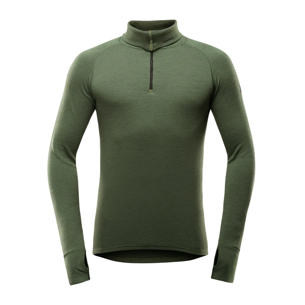 Devold Expedition Merino 235 Zip Neck trøje, herre (Forest)
