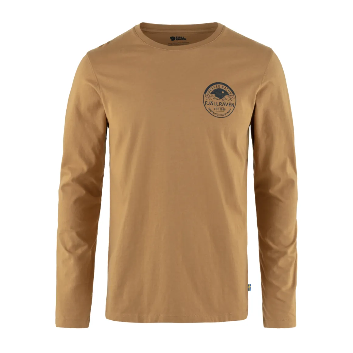 Fjällräven Forever Nature LS T-shirt, herre (Brown)