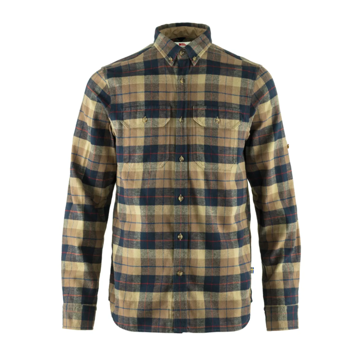 Fjällräven Singi Heavy Flannel Skjorte, herre (Dark Sand)